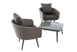 CLP Balkon-Set Ameland Flachrattan anthrazit 40 cm (Dunkelgrau) – Produktabbildung 8
