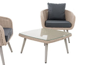 CLP Balkon-Set Ameland Rundrattan eisengrau 40 cm (Hellgrau) – Produktabbildung 3