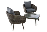 CLP Balkon-Set Ameland Rundrattan eisengrau 40 cm (Dunkelgrau) – Produktabbildung 8
