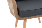 CLP Sessel Ameland Flach eisengrau 40 cm (Hellbraun) – Produktabbildung 5