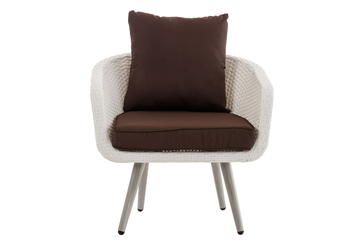 CLP Sessel Ameland Flach terrabraun 40 cm (Hellgrau) – Produktabbildung 2