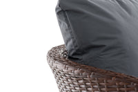 CLP Sessel Ameland Flach eisengrau 40 cm (Dunkelbraun) – Produktabbildung 4