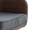 CLP Sessel Ameland Flach eisengrau 40 cm (Dunkelbraun) – Produktabbildung 6