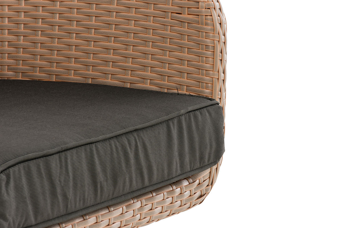 CLP Sessel Ameland Flach anthrazit 45 cm (Hellbraun) – Produktabbildung 6