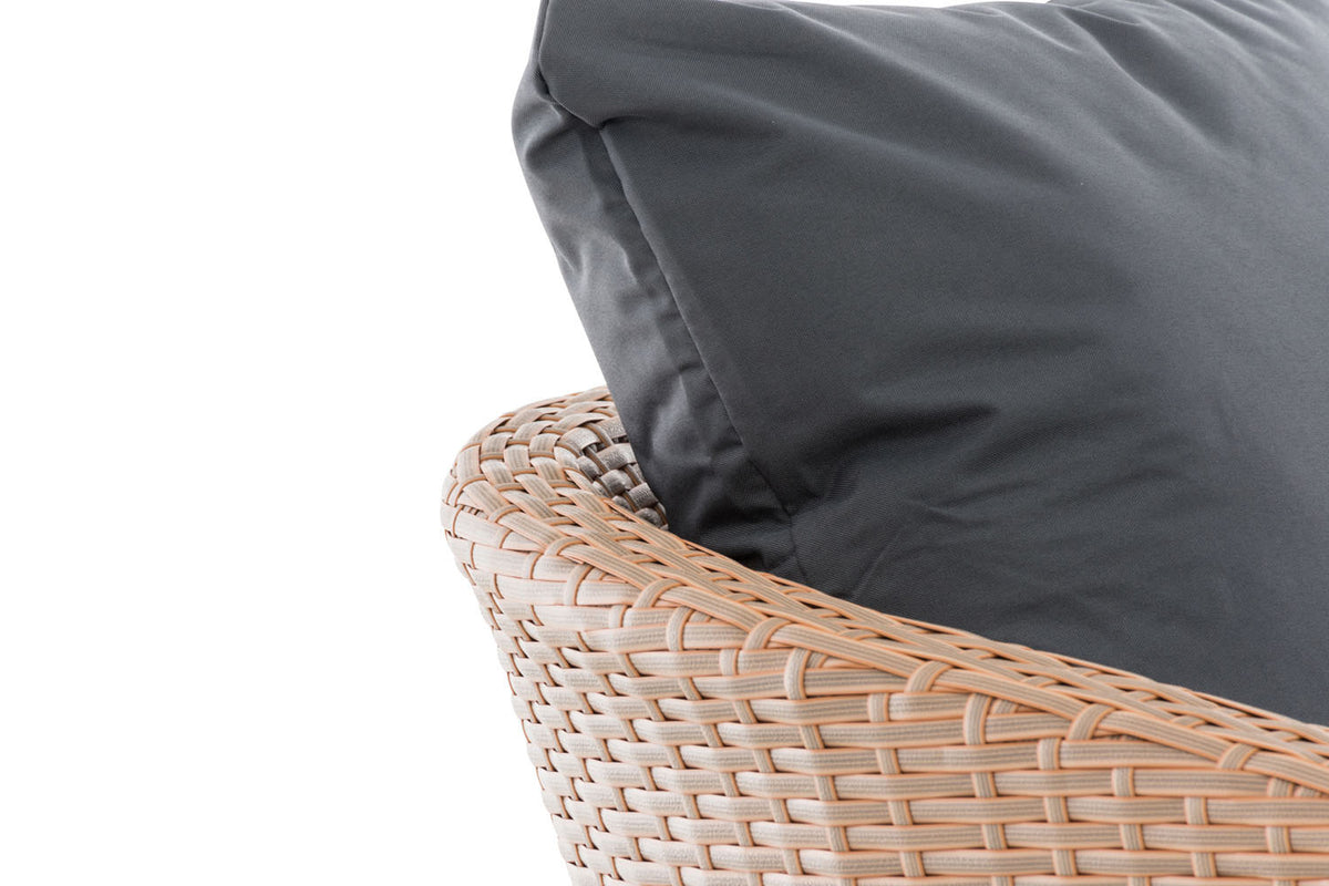 CLP Sessel Ameland Flach eisengrau 45 cm (Hellbraun) – Produktabbildung 4