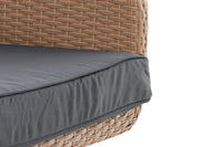 CLP Sessel Ameland Flach eisengrau 45 cm (Hellbraun) – Produktabbildung 6