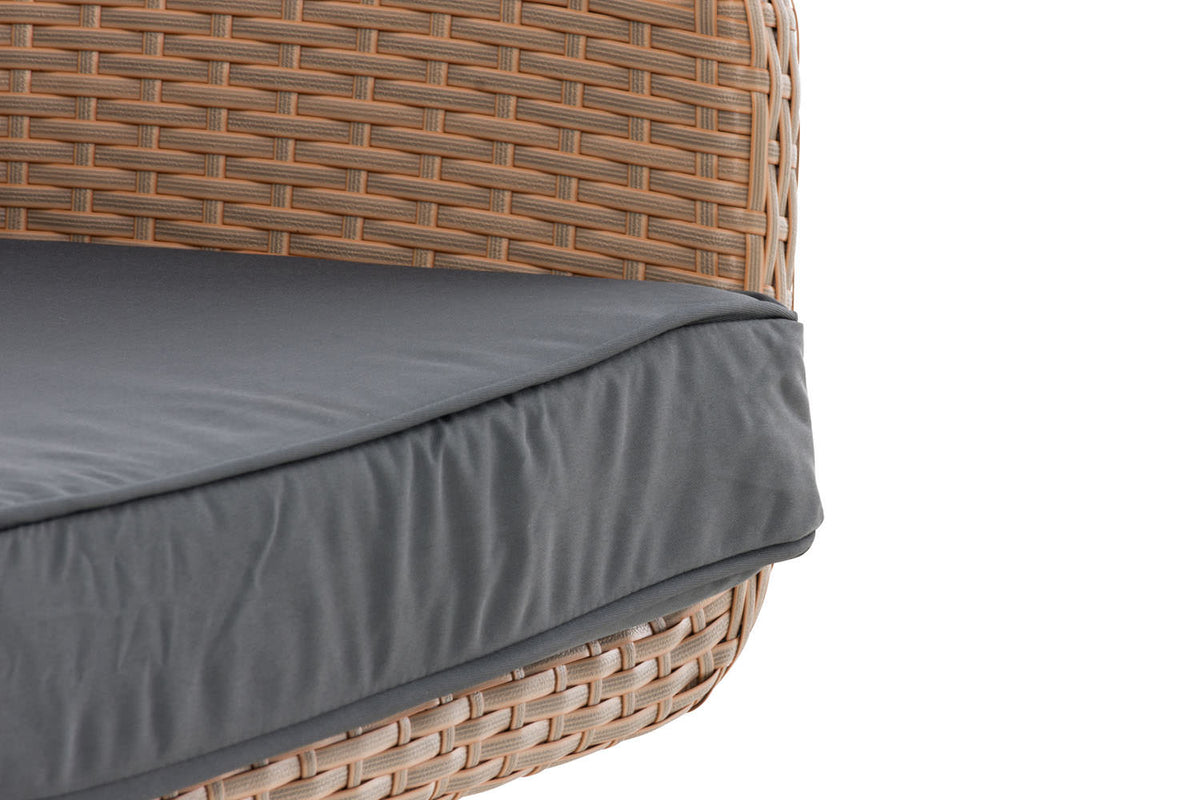 CLP Sessel Ameland Flach eisengrau 45 cm (Hellbraun) – Produktabbildung 6
