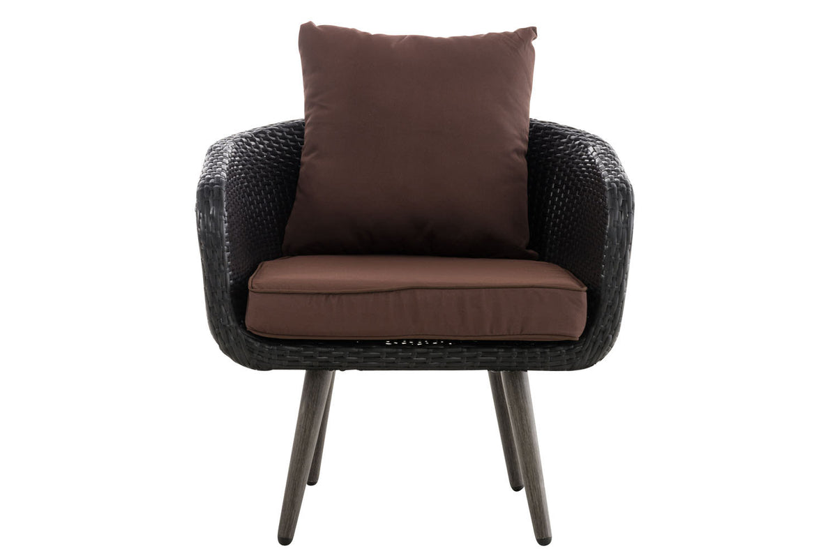 CLP Sessel Ameland Flach terrabraun 45 cm (Dunkelgrau) – Produktabbildung 2