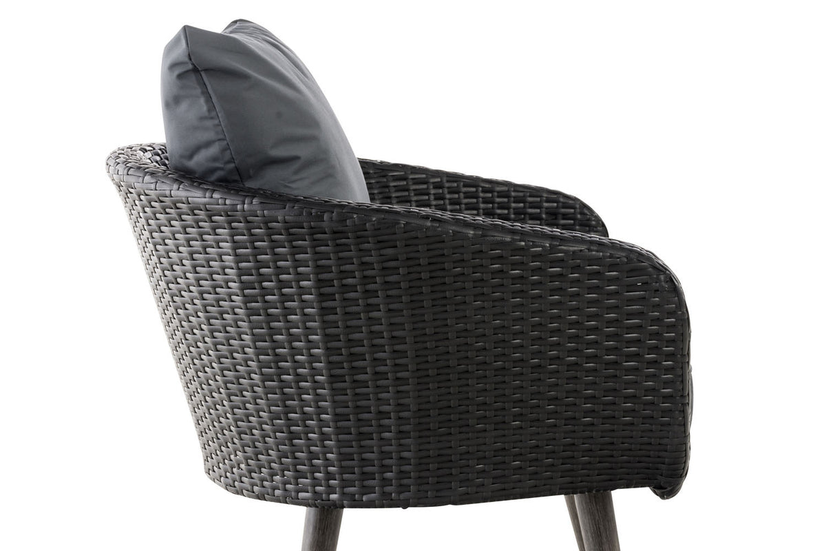 CLP Sessel Ameland Flach eisengrau 45 cm (Dunkelgrau) – Produktabbildung 3