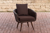 CLP Sessel Ameland Flach terrabraun 45 cm (Dunkelbraun)