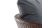 CLP Sessel Ameland Flach eisengrau 45 cm (Dunkelbraun) – Produktabbildung 4