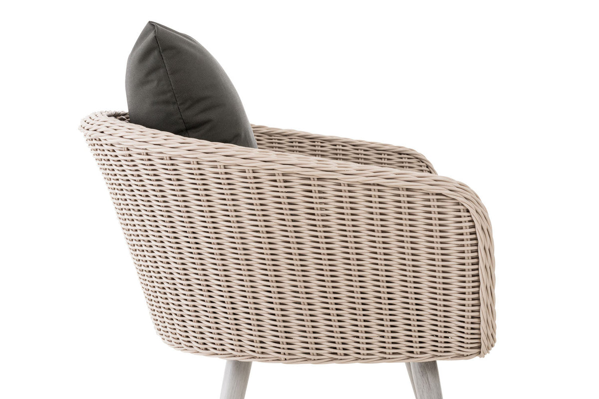 CLP Sessel Ameland Rund anthrazit 40 cm (Hellgrau) – Produktabbildung 3