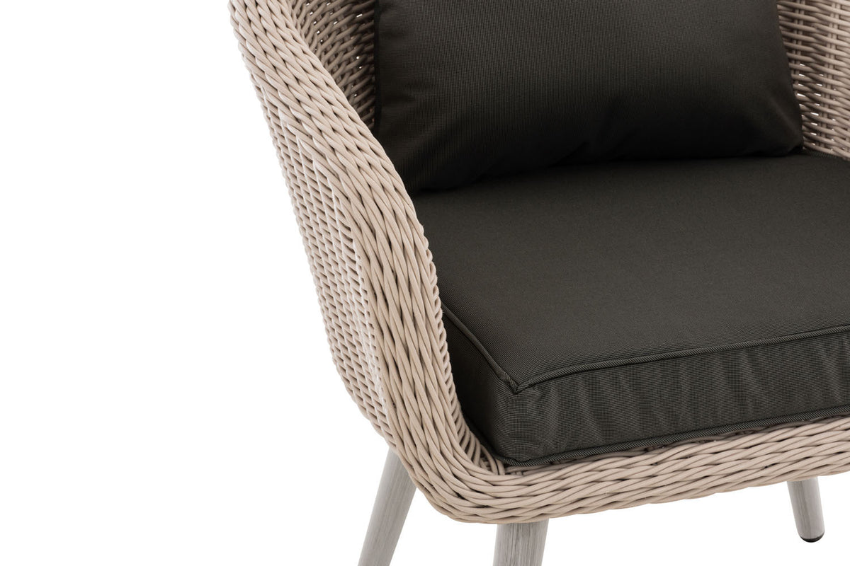 CLP Sessel Ameland Rund anthrazit 40 cm (Hellgrau) – Produktabbildung 5