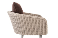 CLP Sessel Ameland Rund terrabraun 40 cm (Hellgrau) – Produktabbildung 3