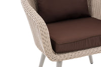 CLP Sessel Ameland Rund terrabraun 40 cm (Hellgrau) – Produktabbildung 5