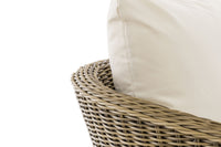 CLP Sessel Ameland Rund cremeweiß 40 cm (Hellbraun) – Produktabbildung 4