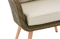 CLP Sessel Ameland Rund cremeweiß 40 cm (Hellbraun) – Produktabbildung 5