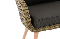 CLP Sessel Ameland Rund anthrazit 40 cm (Hellbraun) – Produktabbildung 5