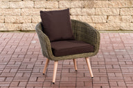 CLP Sessel Ameland Rund terrabraun 40 cm (Hellbraun)