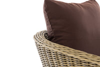 CLP Sessel Ameland Rund terrabraun 40 cm (Hellbraun) – Produktabbildung 4