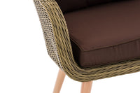 CLP Sessel Ameland Rund terrabraun 40 cm (Hellbraun) – Produktabbildung 5