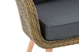 CLP Sessel Ameland Rund eisengrau 40 cm (Hellbraun) – Produktabbildung 5