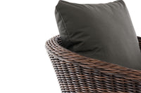 CLP Sessel Ameland Rund anthrazit 40 cm (Dunkelbraun) – Produktabbildung 4