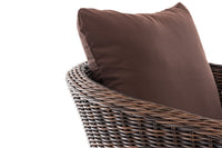 CLP Sessel Ameland Rund terrabraun 40 cm (Dunkelbraun) – Produktabbildung 4