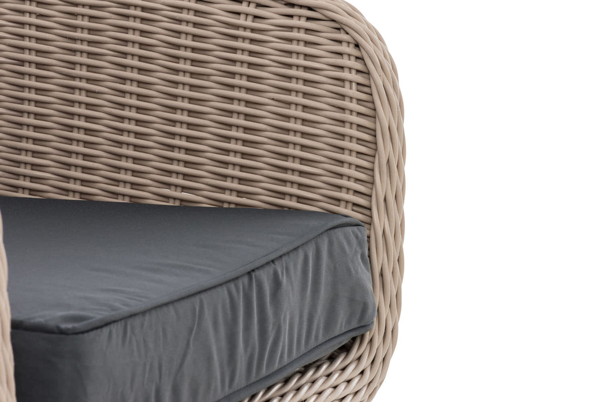 CLP Sessel Ameland Rund eisengrau 45 cm (Hellgrau) – Produktabbildung 6