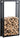 CLP Kaminholzständer Skadi 25x80x150