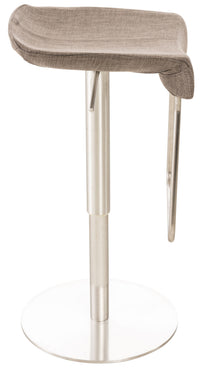 CLP Barhocker Rabat Stoff edelstahl – Produktabbildung 3