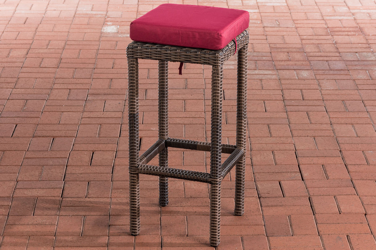 CLP Barhocker Alia 5mm rubinrot