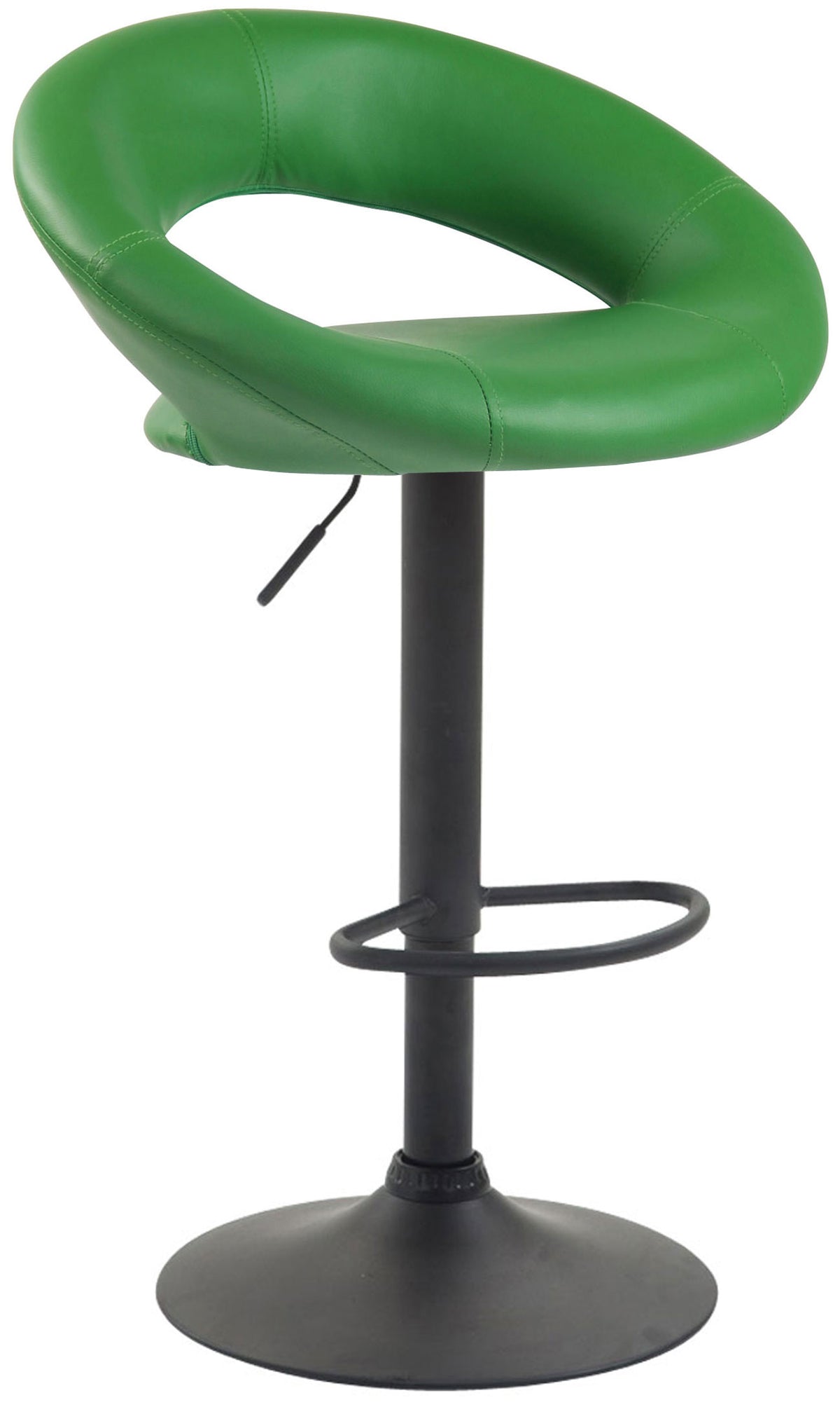 CLP Barhocker Olinda Kunstleder schwarz – Produktabbildung 3