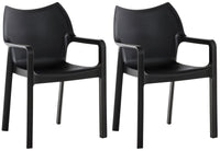 CLP 2er SET Stapelstuhl DIVA