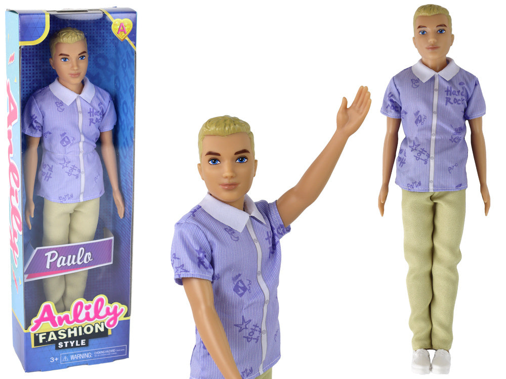 LEAN Toys Kinderpuppe Junge Paulo Hemd