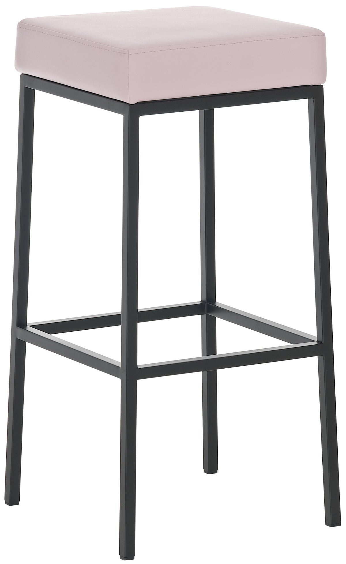 CLP 2er Set Barhocker Montreal 85 Kunstleder schwarz – Produktabbildung 2