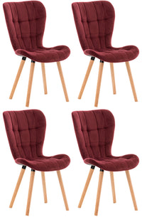 CLP 4er Set Stuhl Elda Samt – Produktabbildung 9