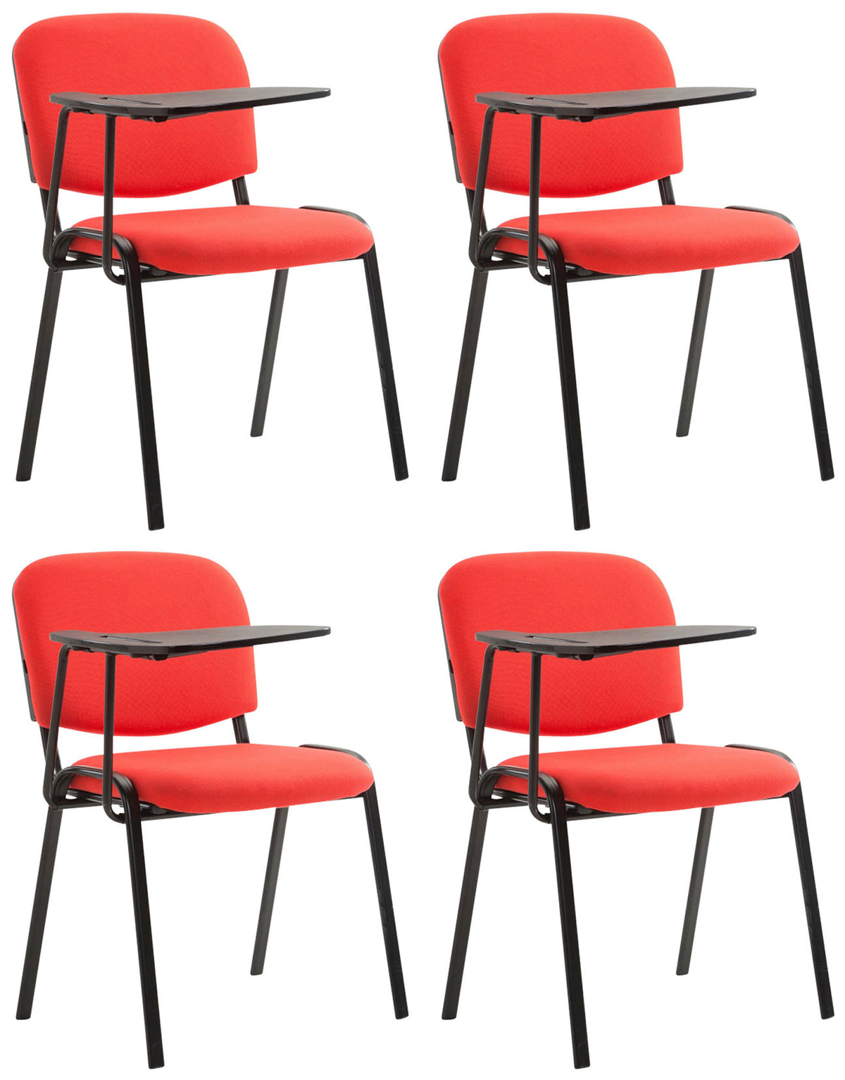 CLP 4er Set Stühle Ken mit Klapptisch Stoff