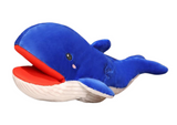 LEAN Toys Plüschmaskottchen Blauwalpuppe 30 cm – Produktabbildung 2