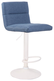 CLP Barhocker Limerick Stoff weiß