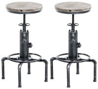 CLP 2er Set Barhocker Lumos, Holz