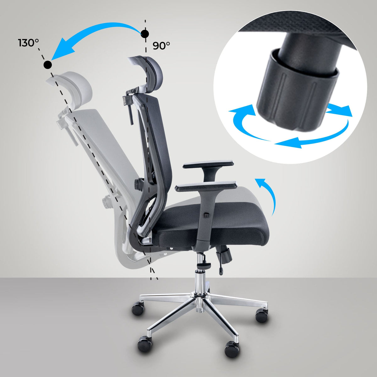 CLP Bürostuhl Scott Ergonomic – Produktabbildung 2