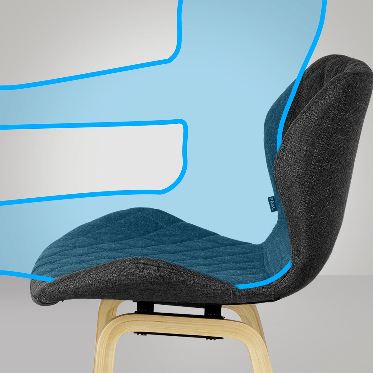 CLP Barhocker Austin Stoff – Produktabbildung 2