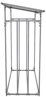 CLP Kaminholzunterstand + Abdeckplane Ruston Aluminium M – Produktabbildung 4