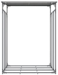 CLP Kaminholzunterstand + Abdeckplane Ruston Aluminium L – Produktabbildung 3