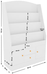 CLP Bücherregal Luray – Produktabbildung 3