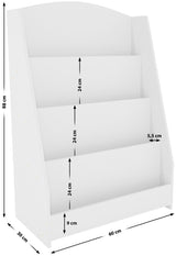 CLP Bücherregal Melfa 60 cm – Produktabbildung 3