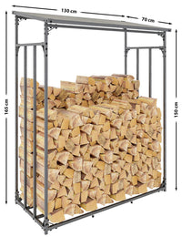 CLP Kaminholzunterstand Ruston Metall M – Produktabbildung 3