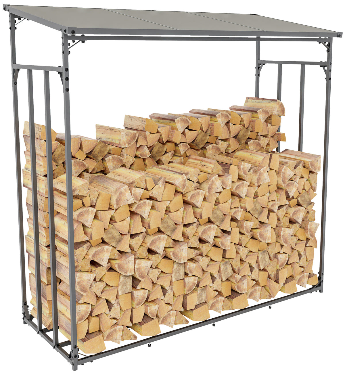 CLP Kaminholzunterstand Ruston Metall XL