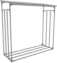 CLP Kaminholzunterstand Ruston Aluminium XXL – Produktabbildung 4